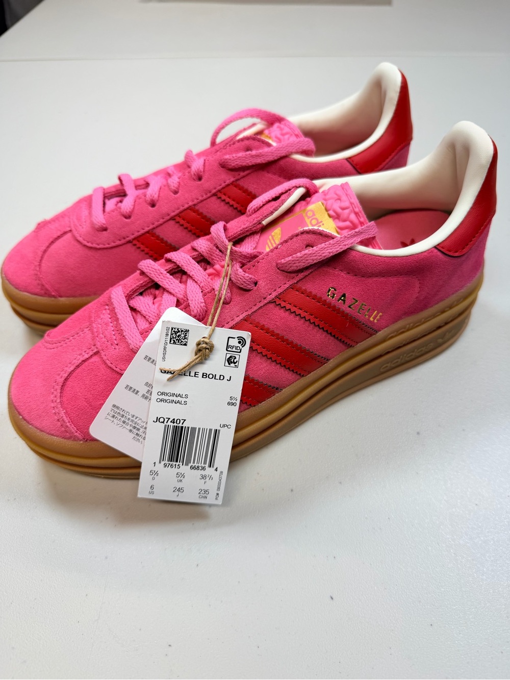Adidas Gazelle Bold Pink/Red